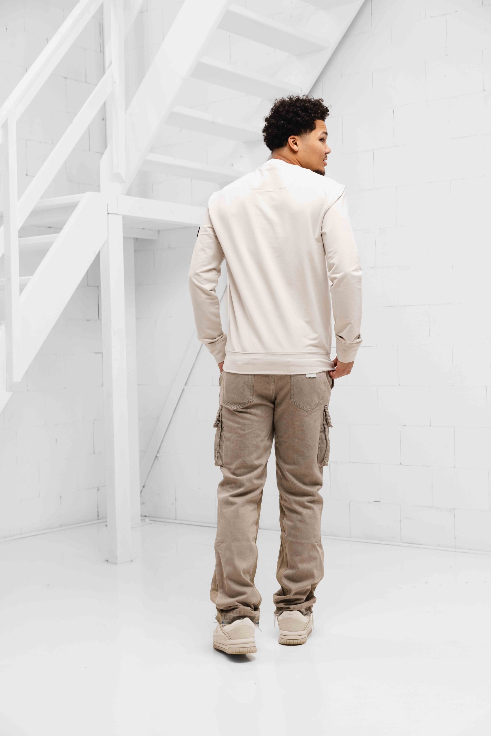 Cruyff Non Denim Sweater Heren Sand