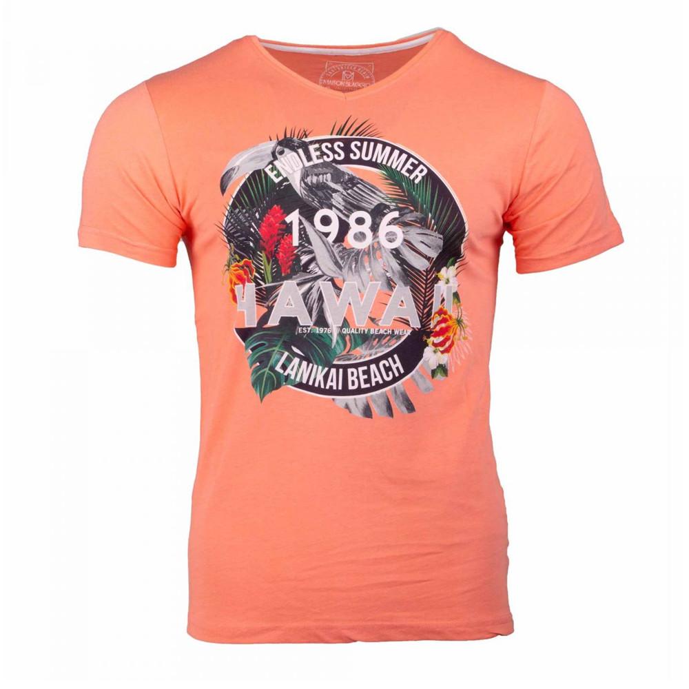 La Maison Blaggio T-shirt Corail Homme La Maison Blaggio Mandor