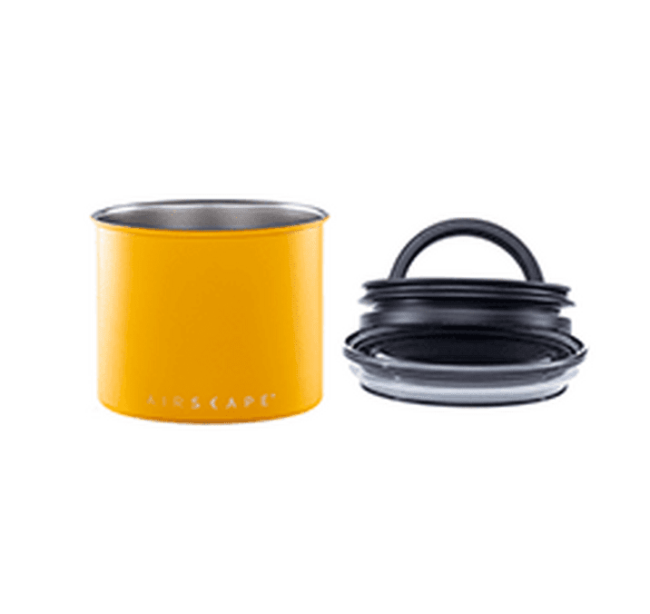 Boîte de conservation métal jaune mat 250gr - Airscape