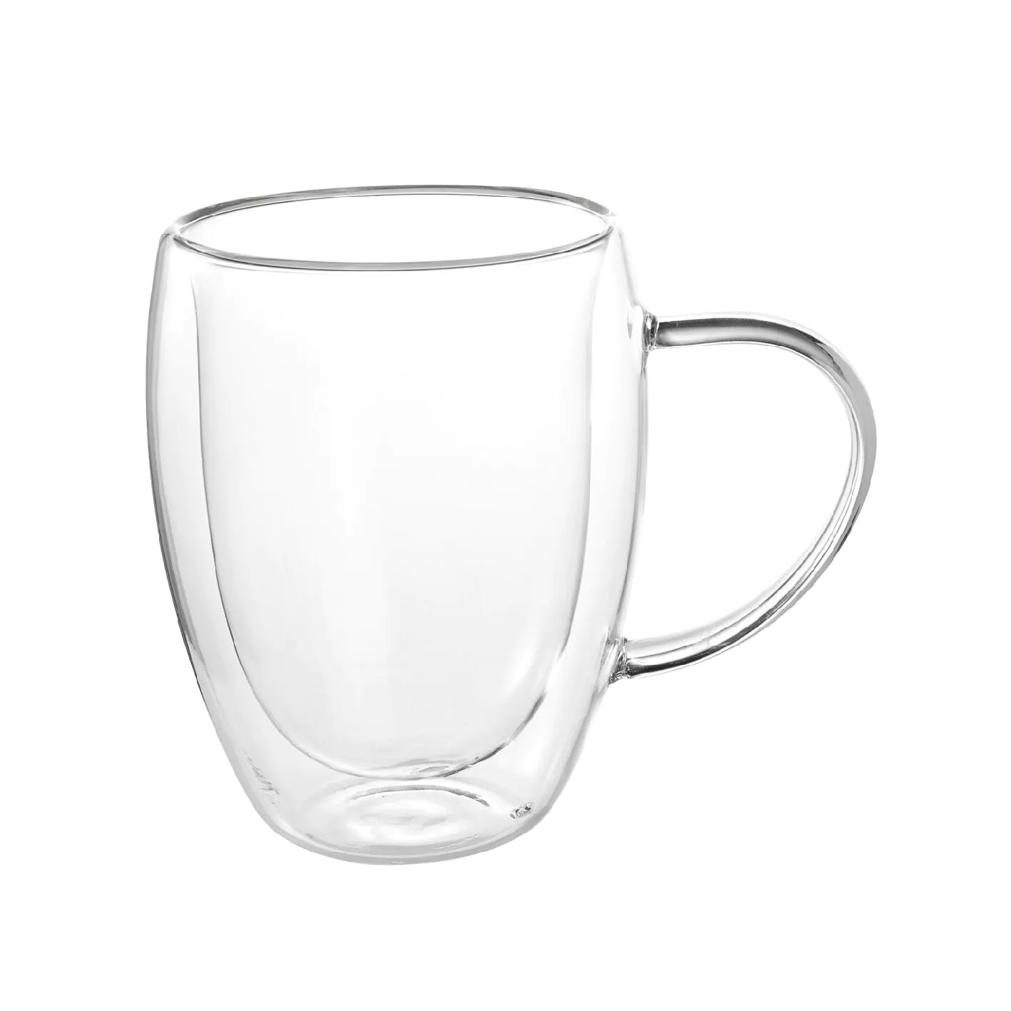 Doppelwand-Glas mit Henkel, 340 ml
