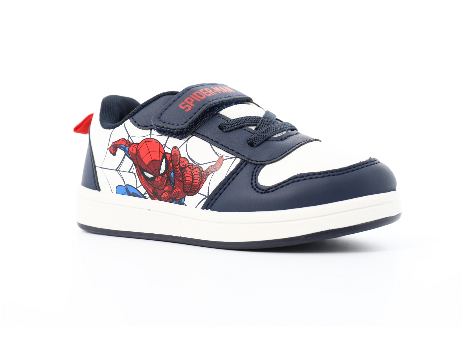L brand-SP012059 Matières combinées Marine-Blanc