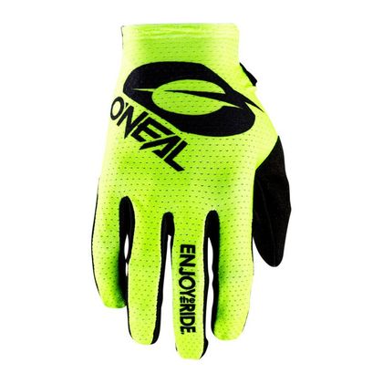Gants cross O'Neal MATRIX - STACKED - NEON YELLOW 2023 - Jaune