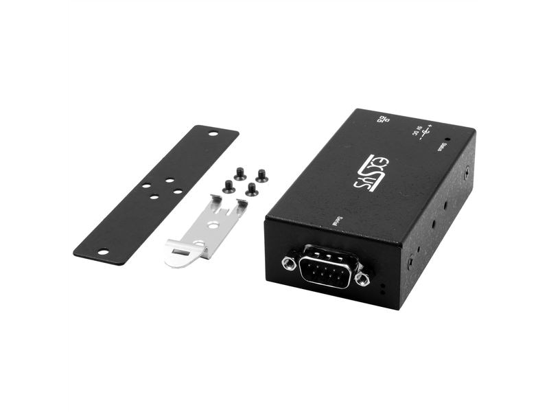 Exsys Serieller Geräteserver EX-6111-2 1-Port-RS-232 Ethernet zu 1x RS-232 port, inkl. 5V/4A Netzteil