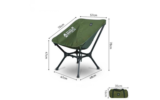 BusBoxx Defthike faltbarer Campingstuhl Free Chair