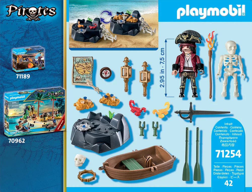 PIRATES - PIRATE ET BARQUE - 71254