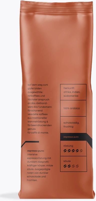Caffè di Monte - Espresso Puro - Koffiebonen - 250g