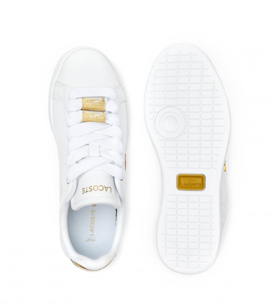 Tênis Lacoste Carnaby Pro de couro, branco