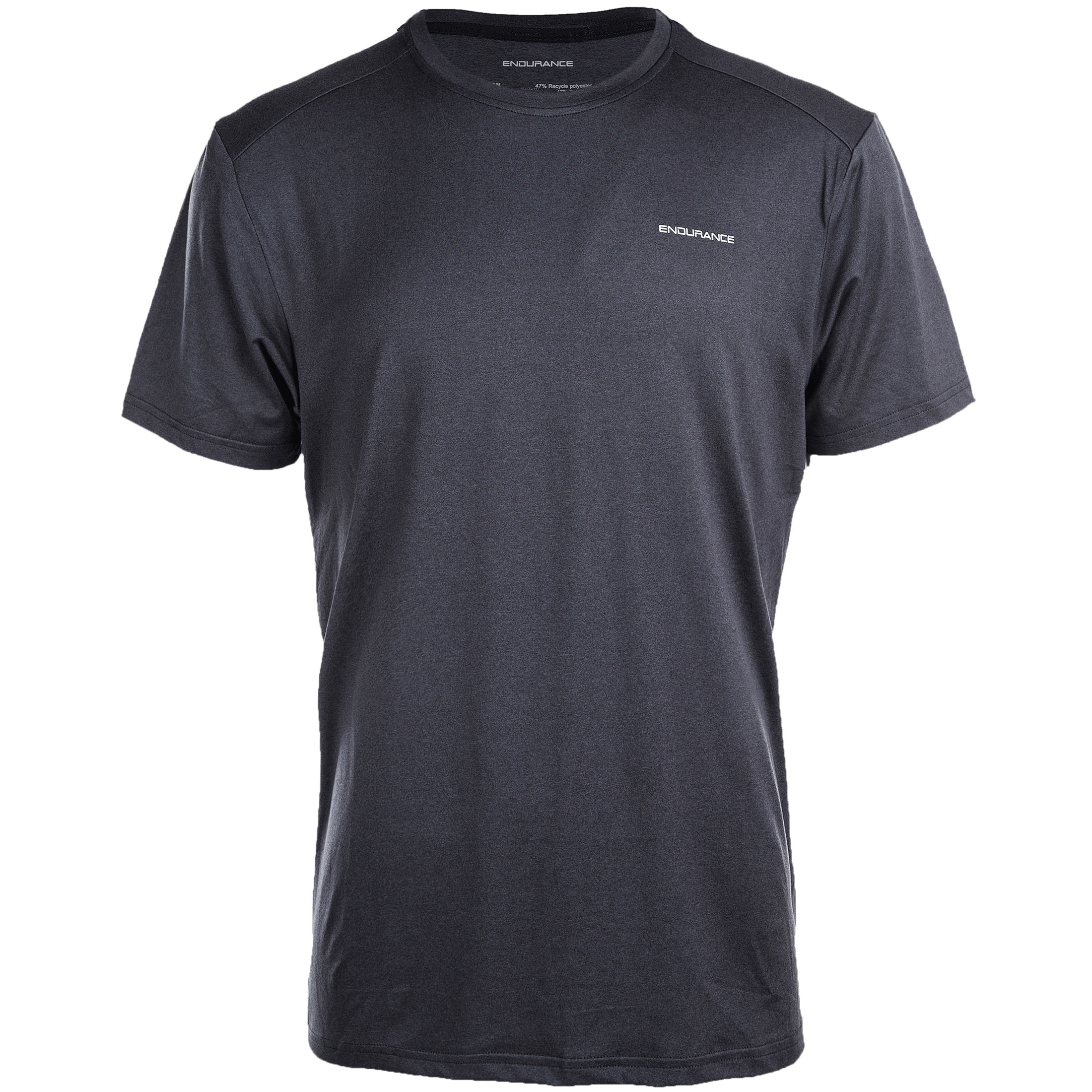 Endurance Opala M Melange S/S Logo Tee - Fritid og bomull