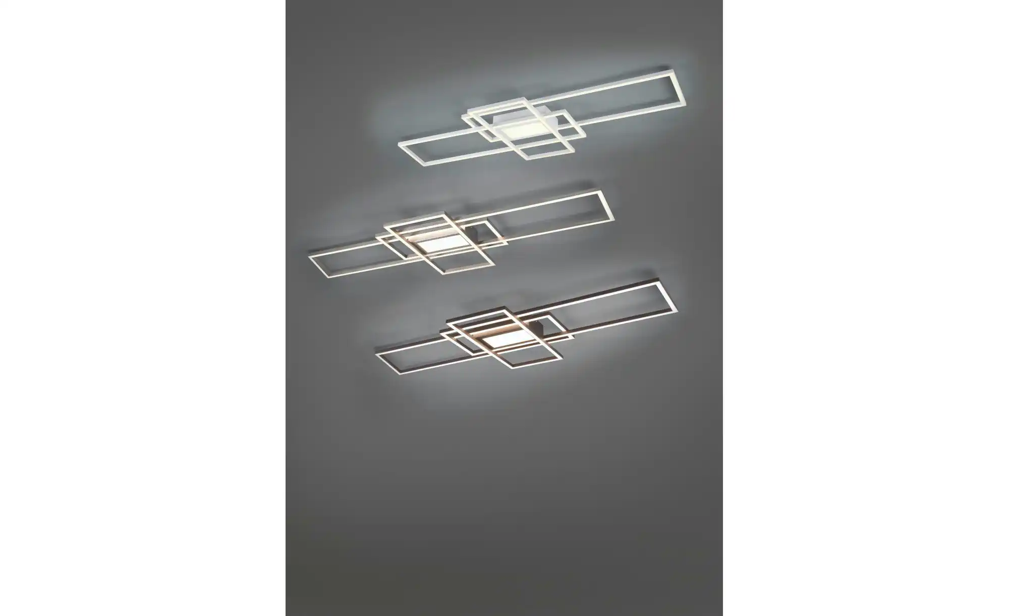Trio LED-Deckenleuchte, grau