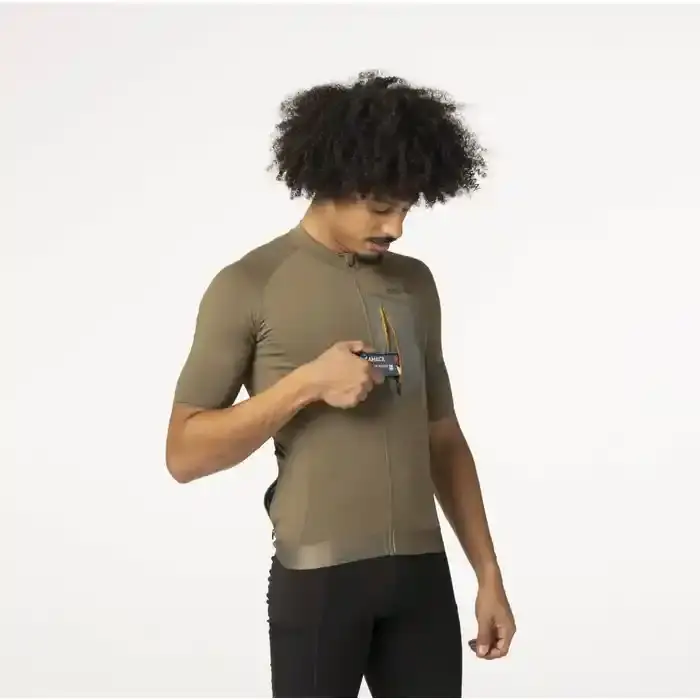 AGU Gravel Venture Fietsshirt Korte Mouwen Groen Heren
