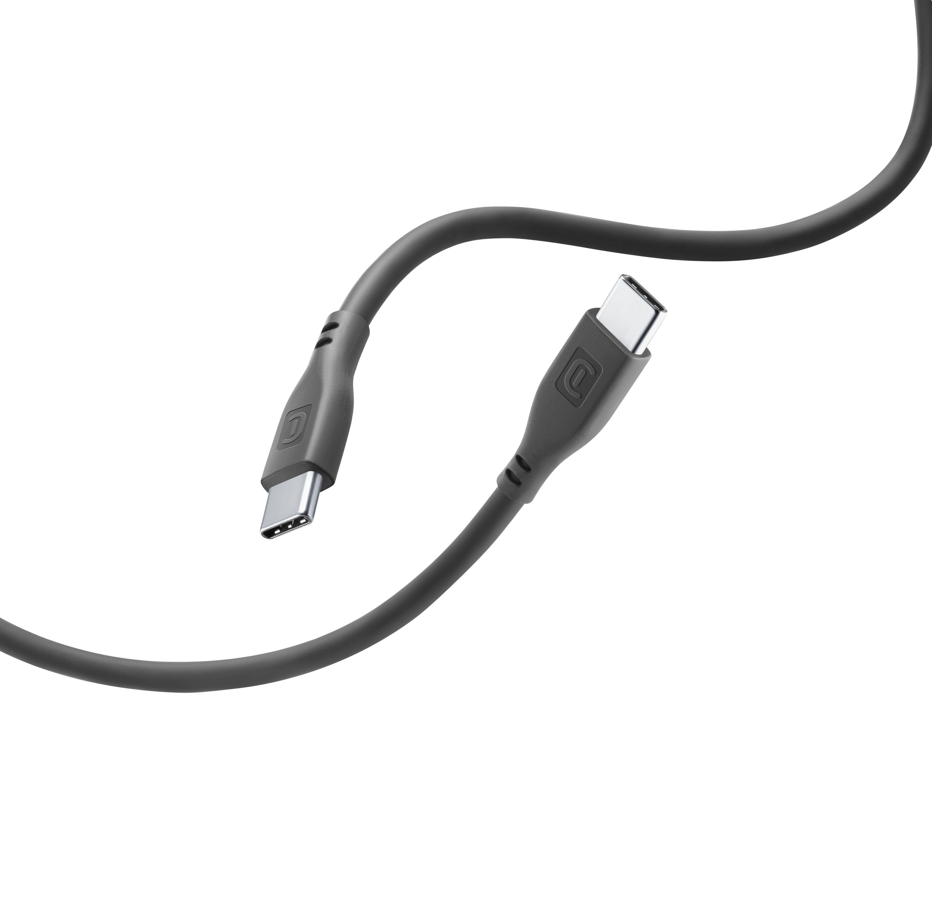 CABO CELLULARLINE SOFT USB-C/USB-C PRETO
