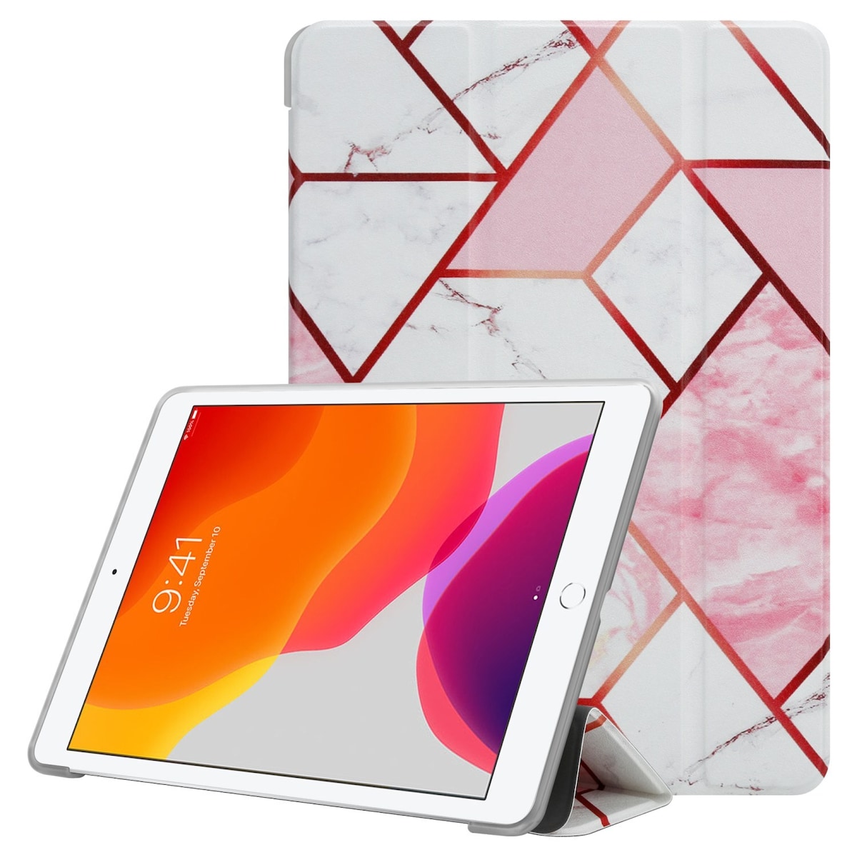 iPad PRO (10.5 Toll) lommebokdeksel cover (hvit)