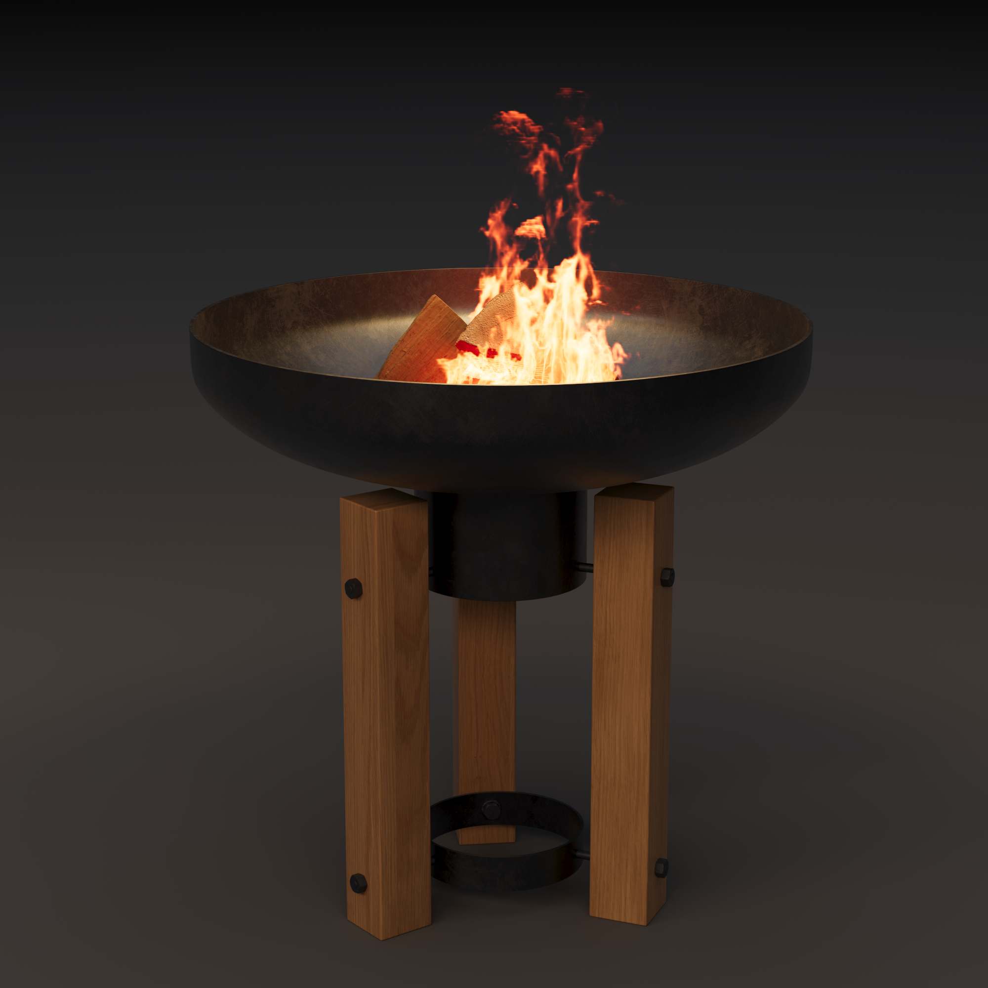 Feuerschale mit Gestell Ø 70 cm