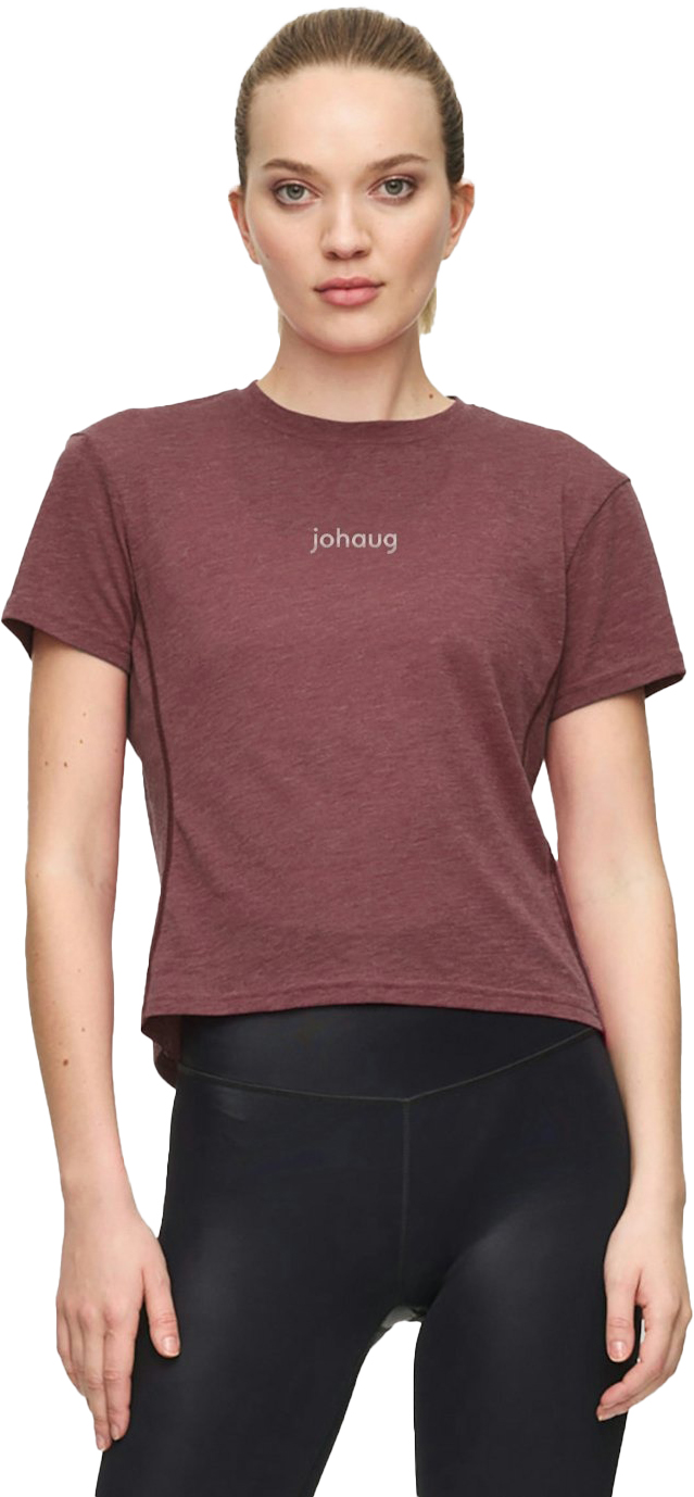 Aerial Woolmix Tee 2.0 Dame Burgundy
