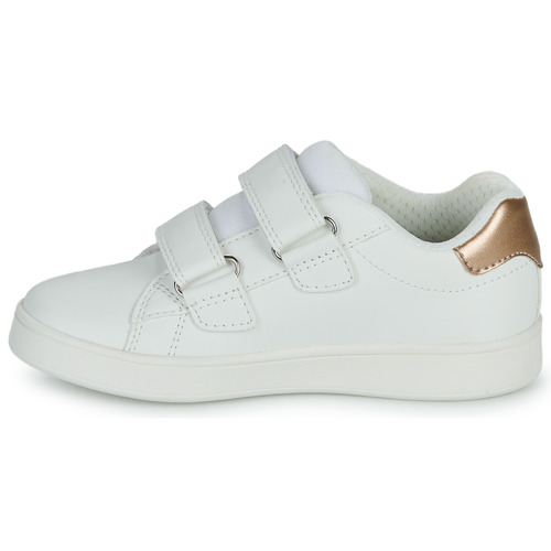 Geox - J ECLYPER GIRL - Blanc / Doré