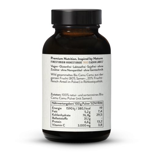 Sunday Natural Products  Bio Camu CamuPulverwild , 80% Samen