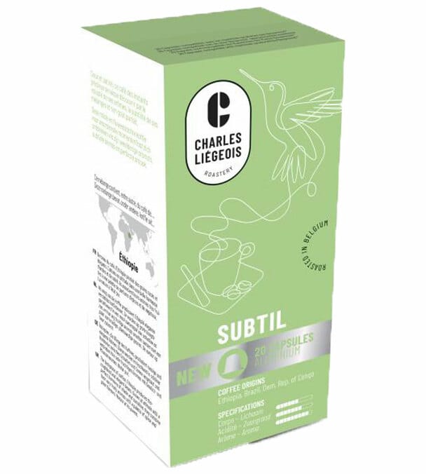 20 capsules Subtil compatibles Nespresso®  - CHARLES LIEGOIS