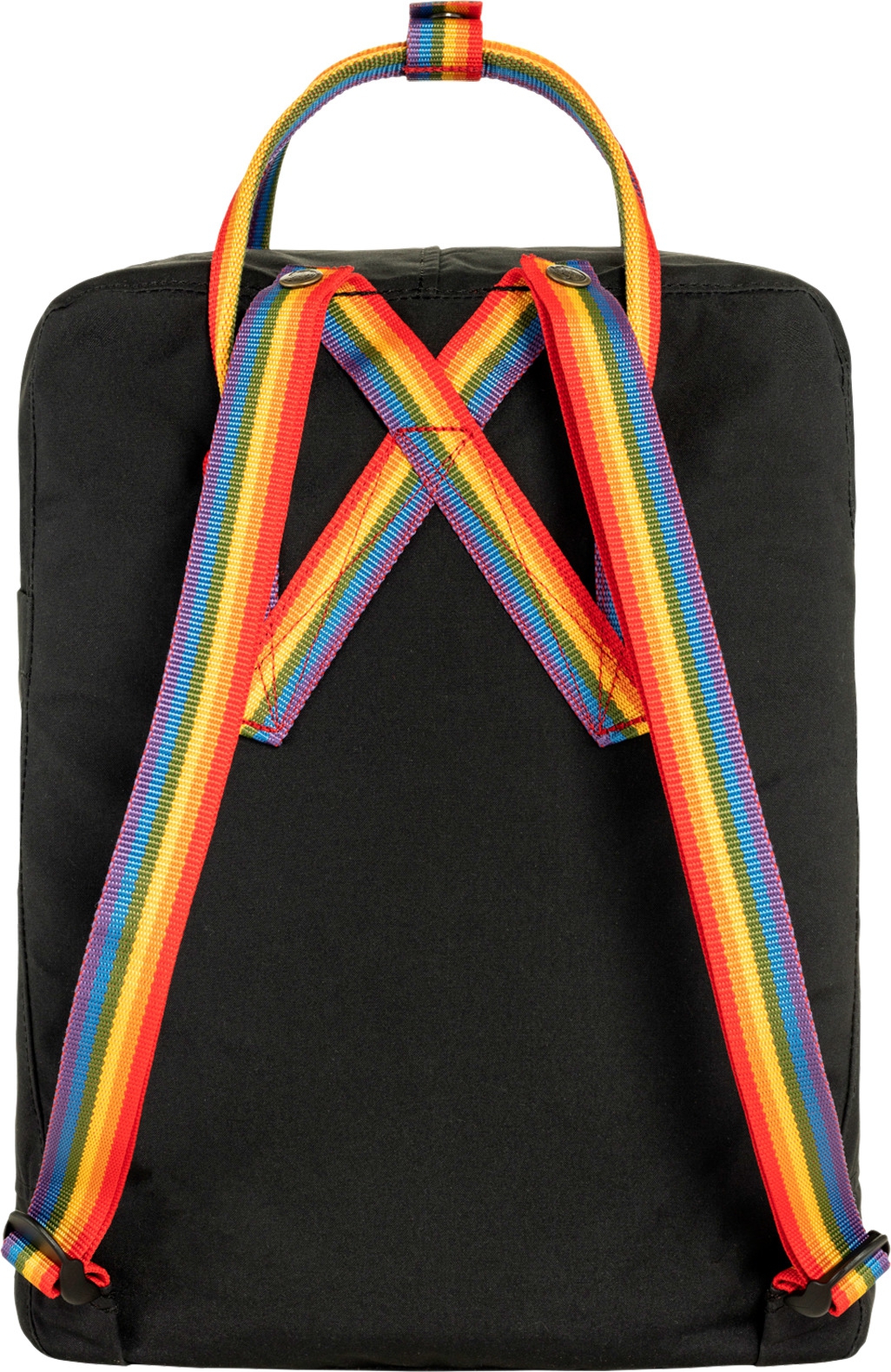 Fjällräven Kanken Rainbow Rucksack 16 Volumen Black-Rainbow Pattern