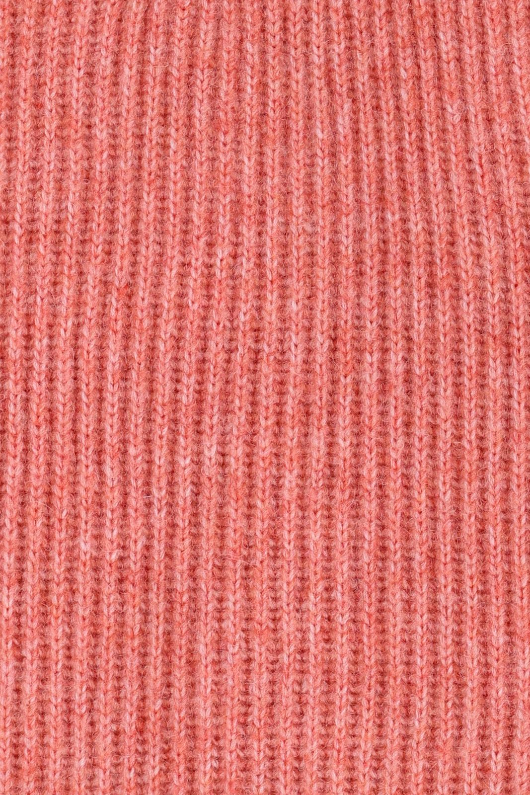 Roze gebreide trui met rits