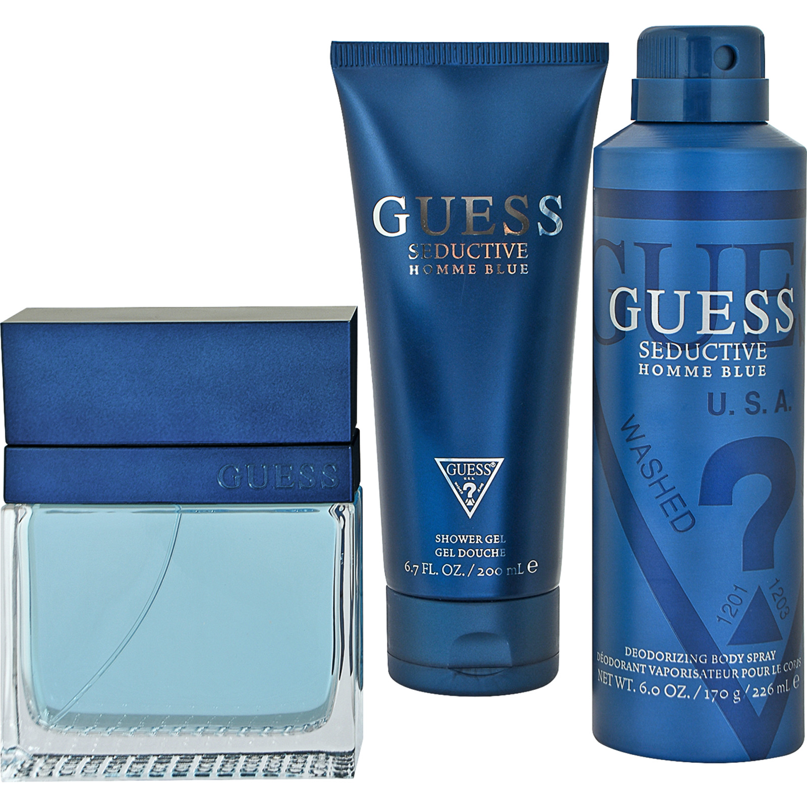 Guess Seductive Homme Blue Duftset, 3-teilig