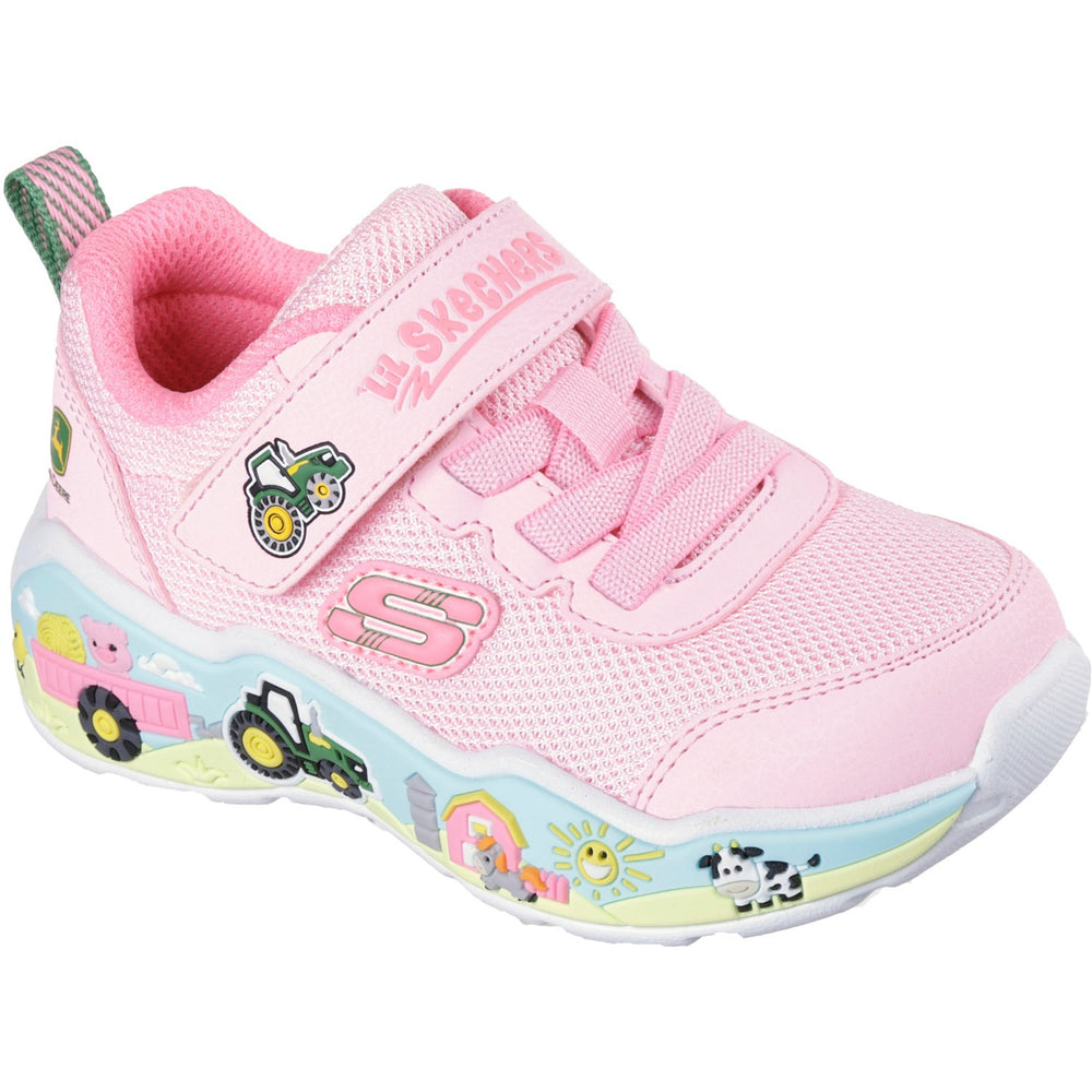 Køb Skechers Pink John Deer Play Scene - Farm Girlie