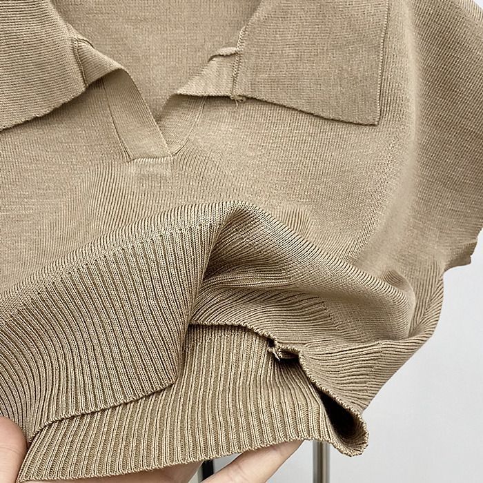 Sistyr - Cropped trui met kraag en vest