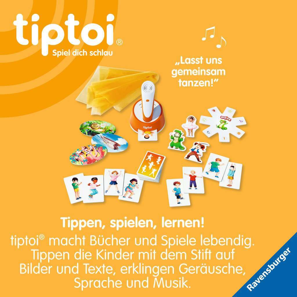 Ravensburger Spiel tiptoi® ACTIVE Set Kunterbuntes Tanz-Theater