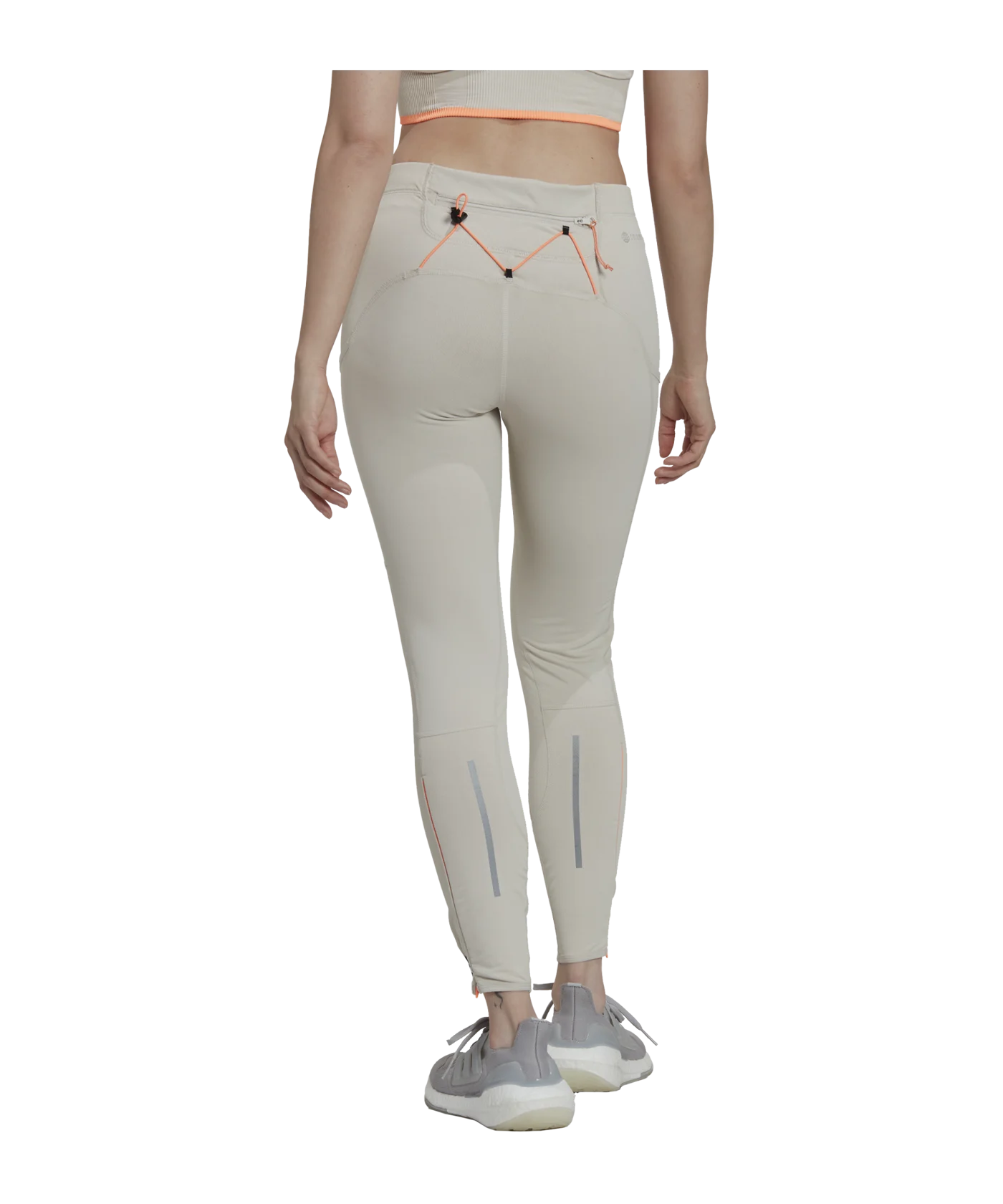 adidas Fast C.RDY Leggings Running Damen Beige