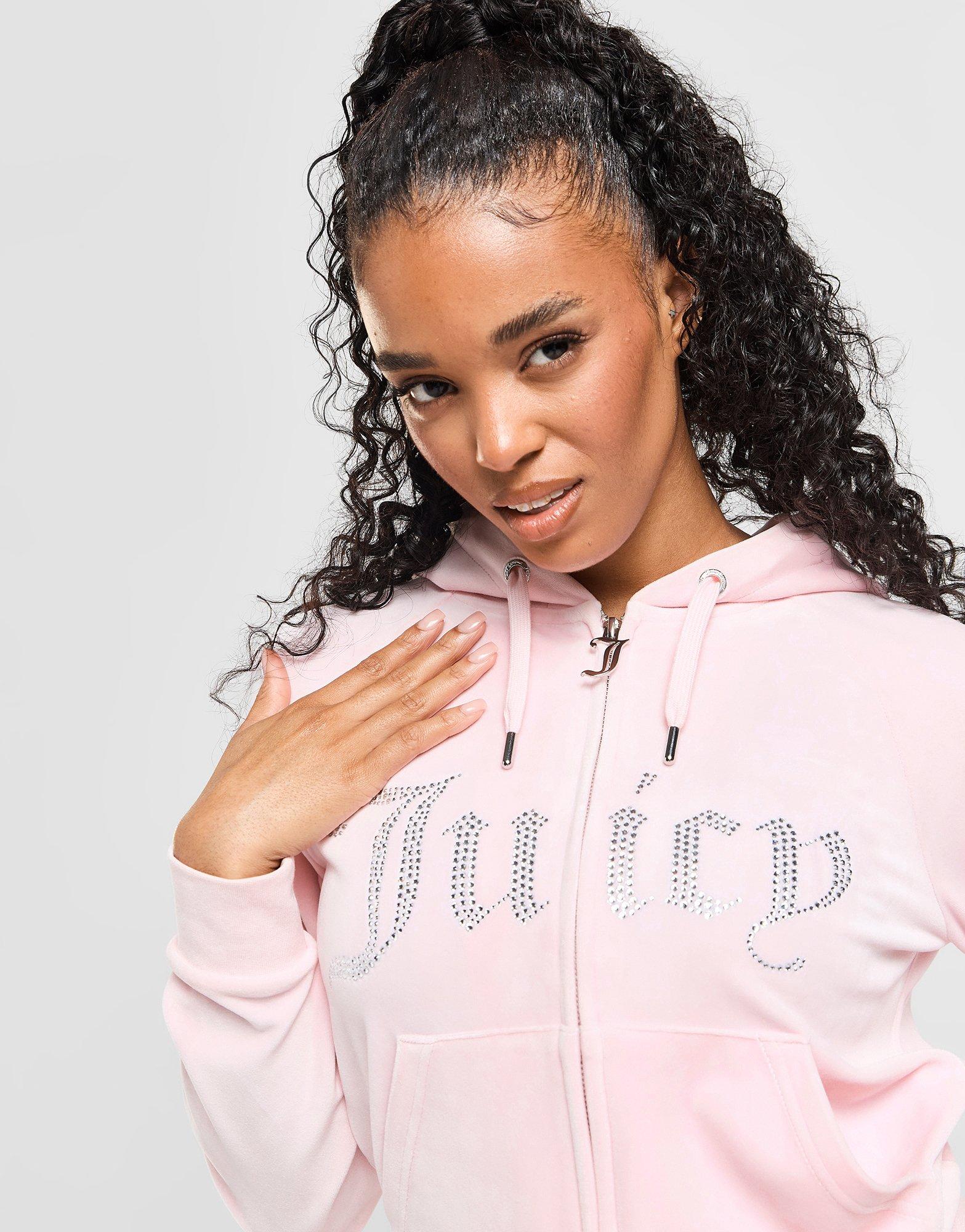 JUICY COUTURE Sweat à Capuche Zippé Diamante Femme