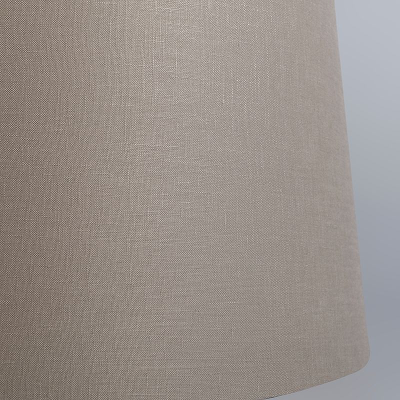 Moderne hanglamp staal met kap 45 cm taupe - Cappo 1