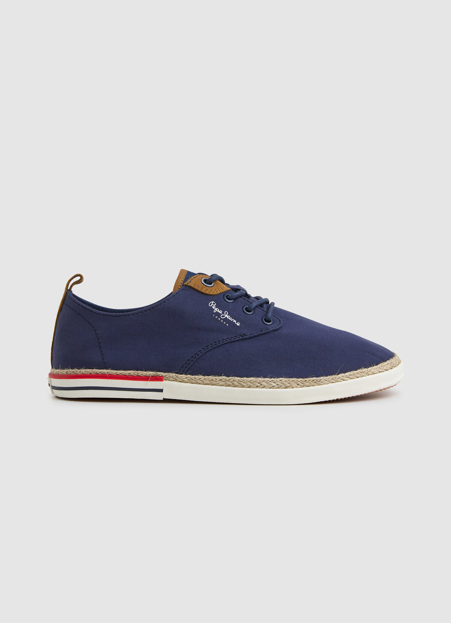 Tênis Blucher de lona - azul oceano