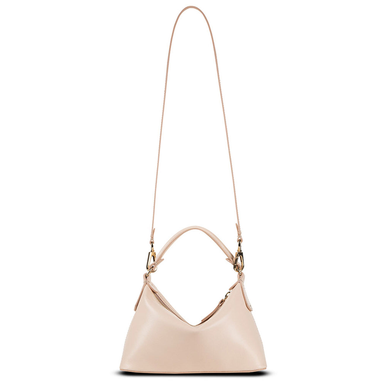 Leonie Hanne x Liu-Jo Sac à main en Cuir Mini Hobo Leonie Hanne X Liu Jo beige - 13x19x7.5 cm
