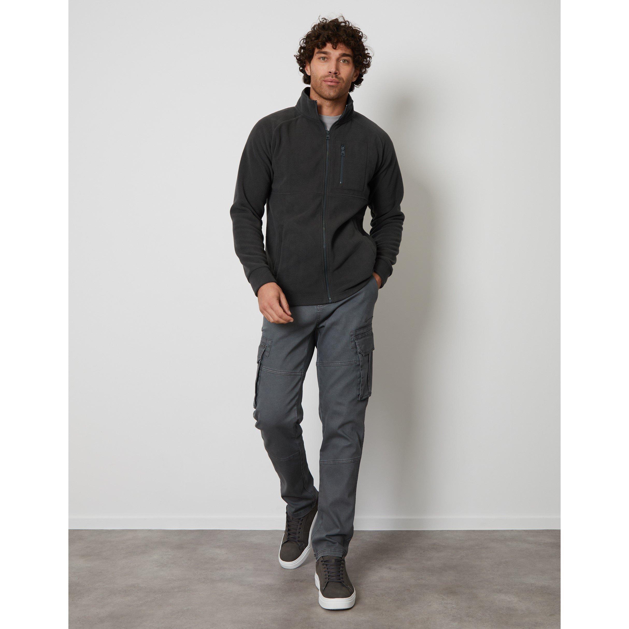 Threadbare Zip Up Microfleece Mens