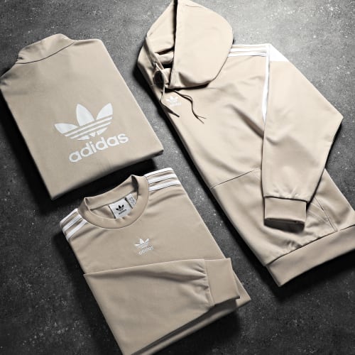 Veste Zippée A Bandes Cutline IM4516 Beige