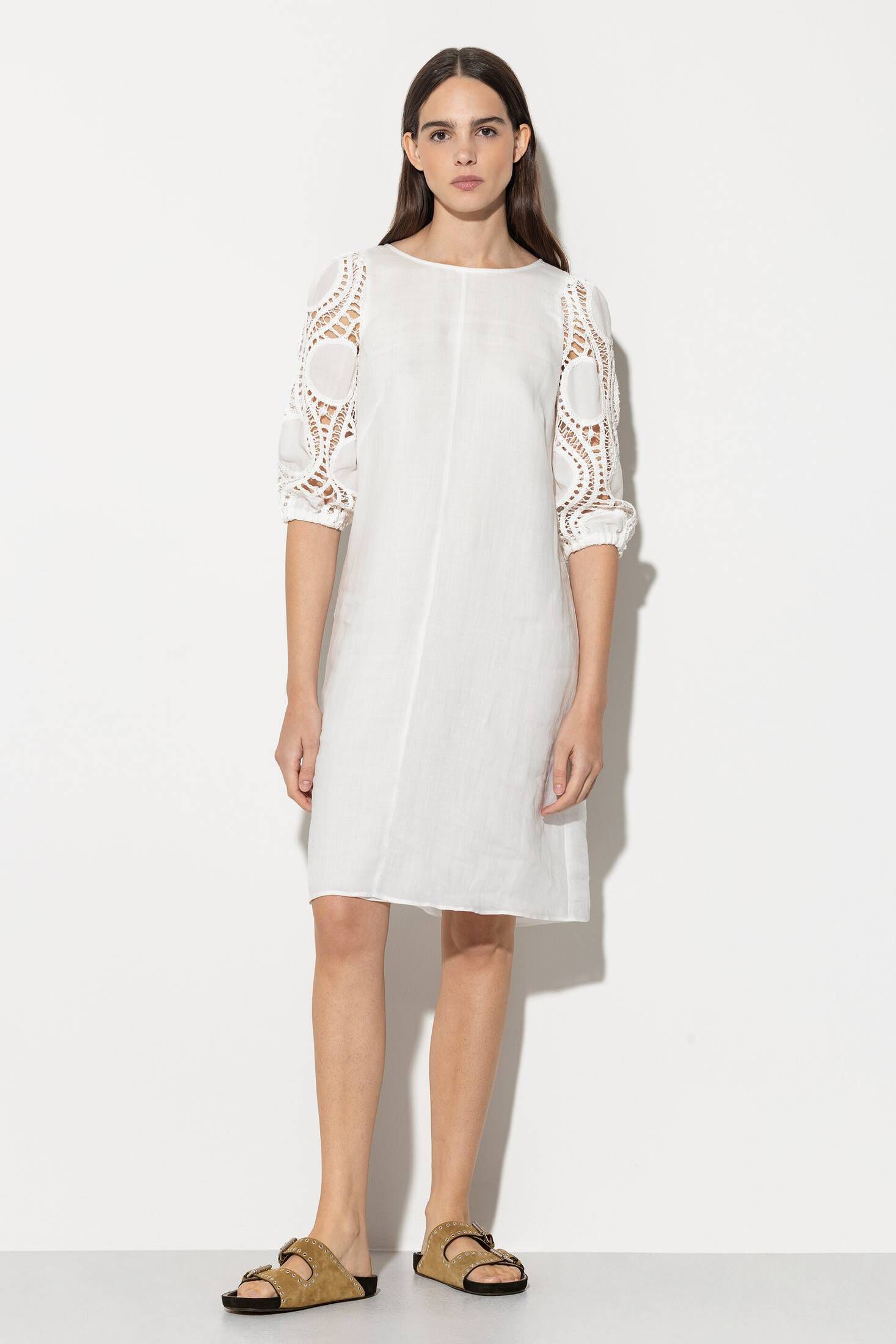 Luisa Cerano| Damen Kleid mit Crochet-Details