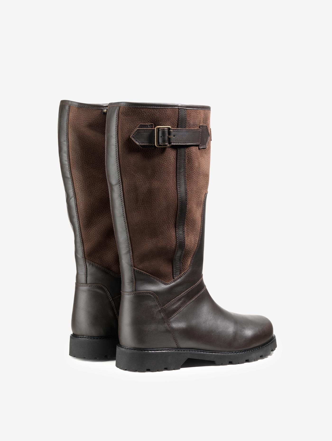 La botte d'expert pour les longues marches : cuir, GORE-TEX et fourrée DARK BROWN
