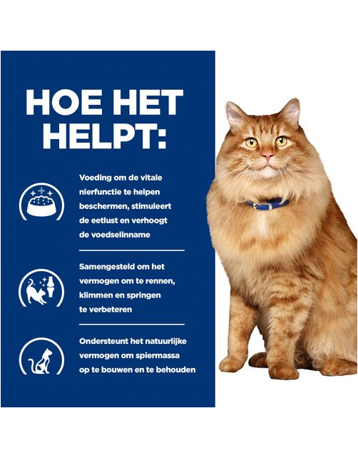 Hill's Prescription Diet K\/D + Mobility - Kidney + Joint Care Zak Kip - Kattenvoer