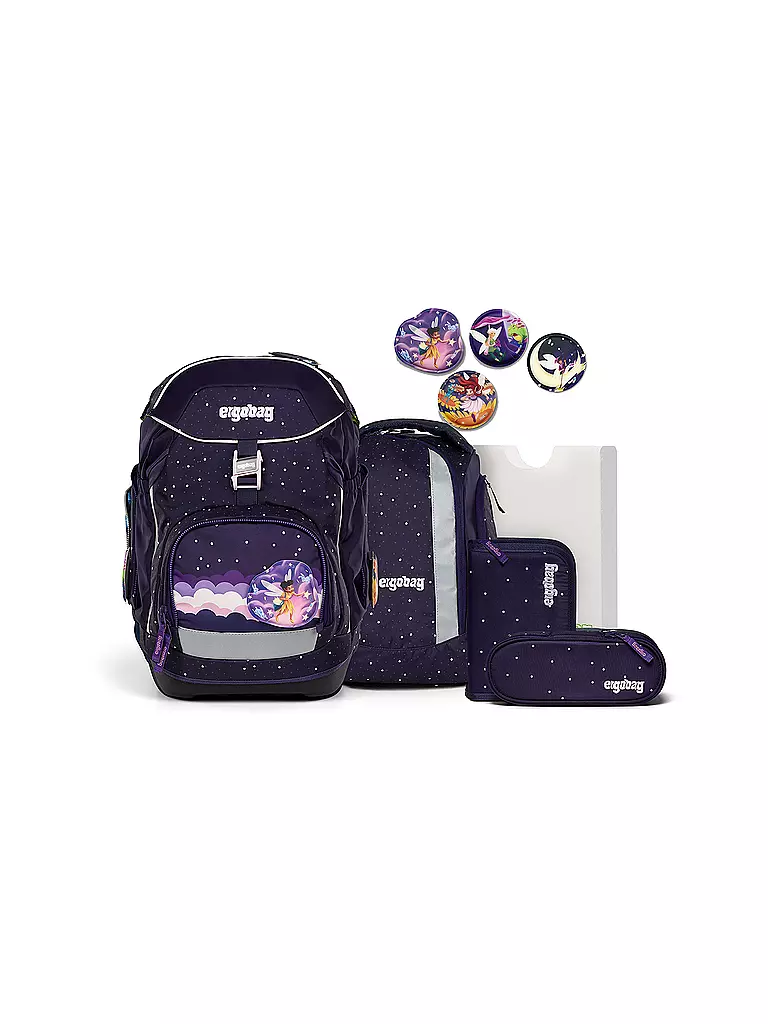 ERGOBAG Schultasche Set 6tlg Pack Sternguckbär dunkelblau
