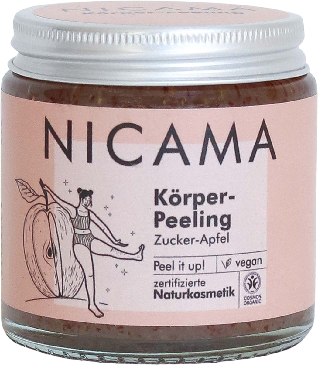 NICAMA  Körper-Peeling Zucker-Apfel, 140 g