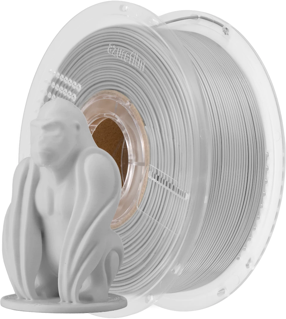 AzureFilm  PETG Hyper Speed Light Grey, 1,75 mm / 1000 g    Hochwertiges Universal-Filament