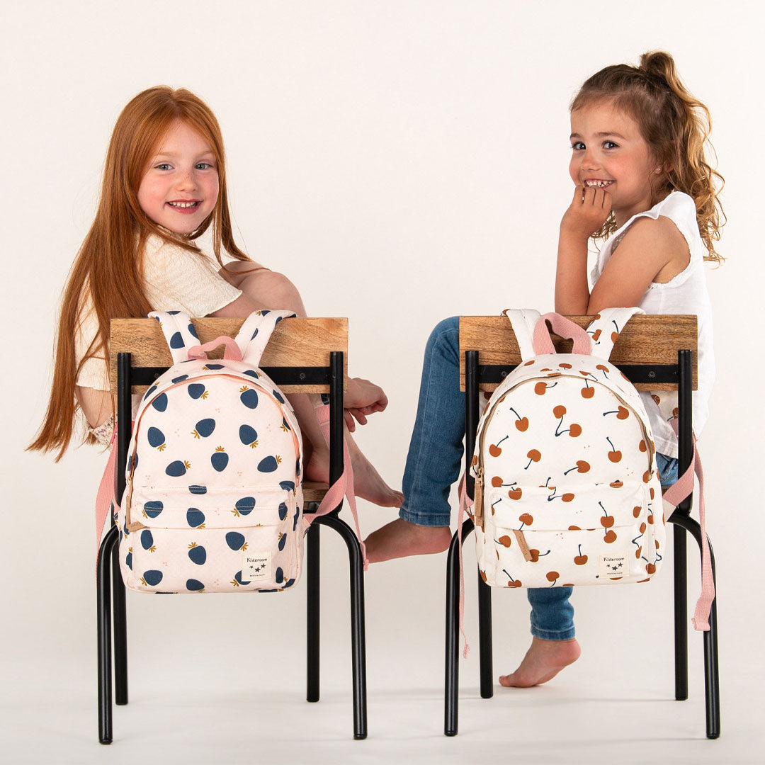 kidzroom kleuterrugzak perfect picnic - aardbei - 31 cm