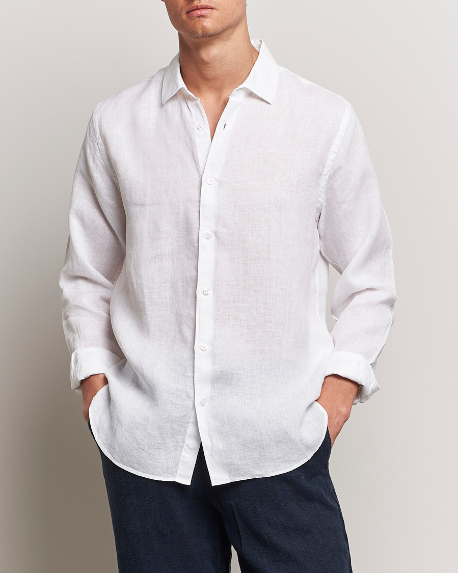 Orlebar Brown Giles Linen CLS Shirt White
