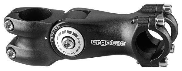 Potence Ajustable ERGOTEC OCTOPUS 2 0/60° 31.8mm Noir