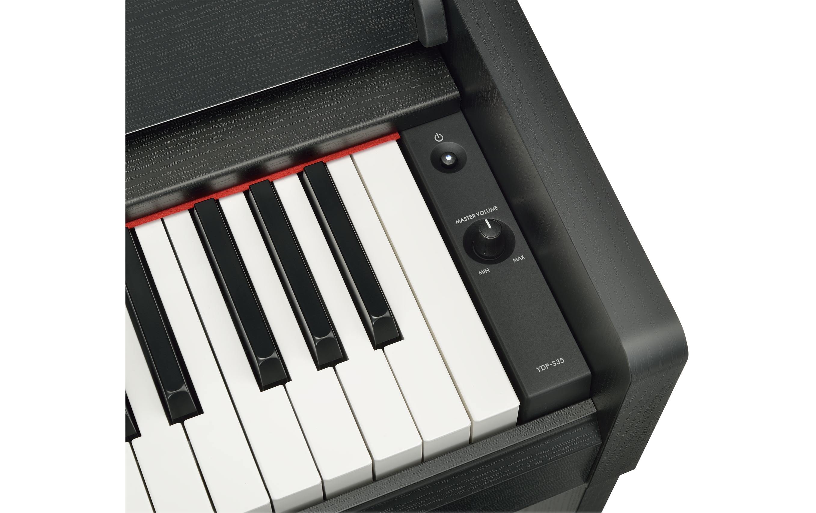 E-Piano Arius YDP-S35B Schwarz<br>E-Piano mit gewichtetem GHS-Keyboard mit 88 Tasten