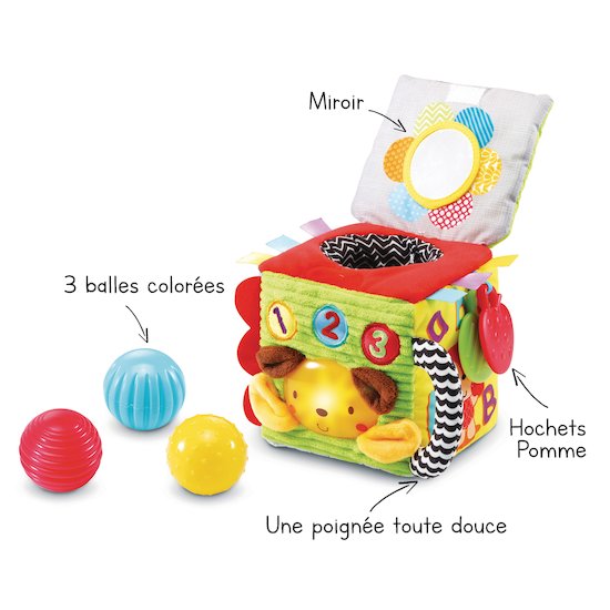 Cube interactif éveil sensoriel   de               Vtech