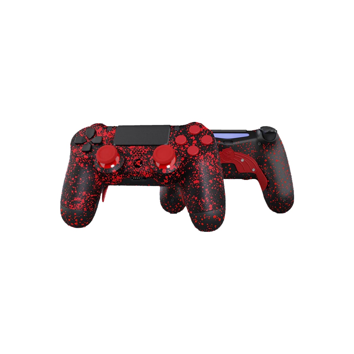 King PS4 trådløs kontroller (nebula red)