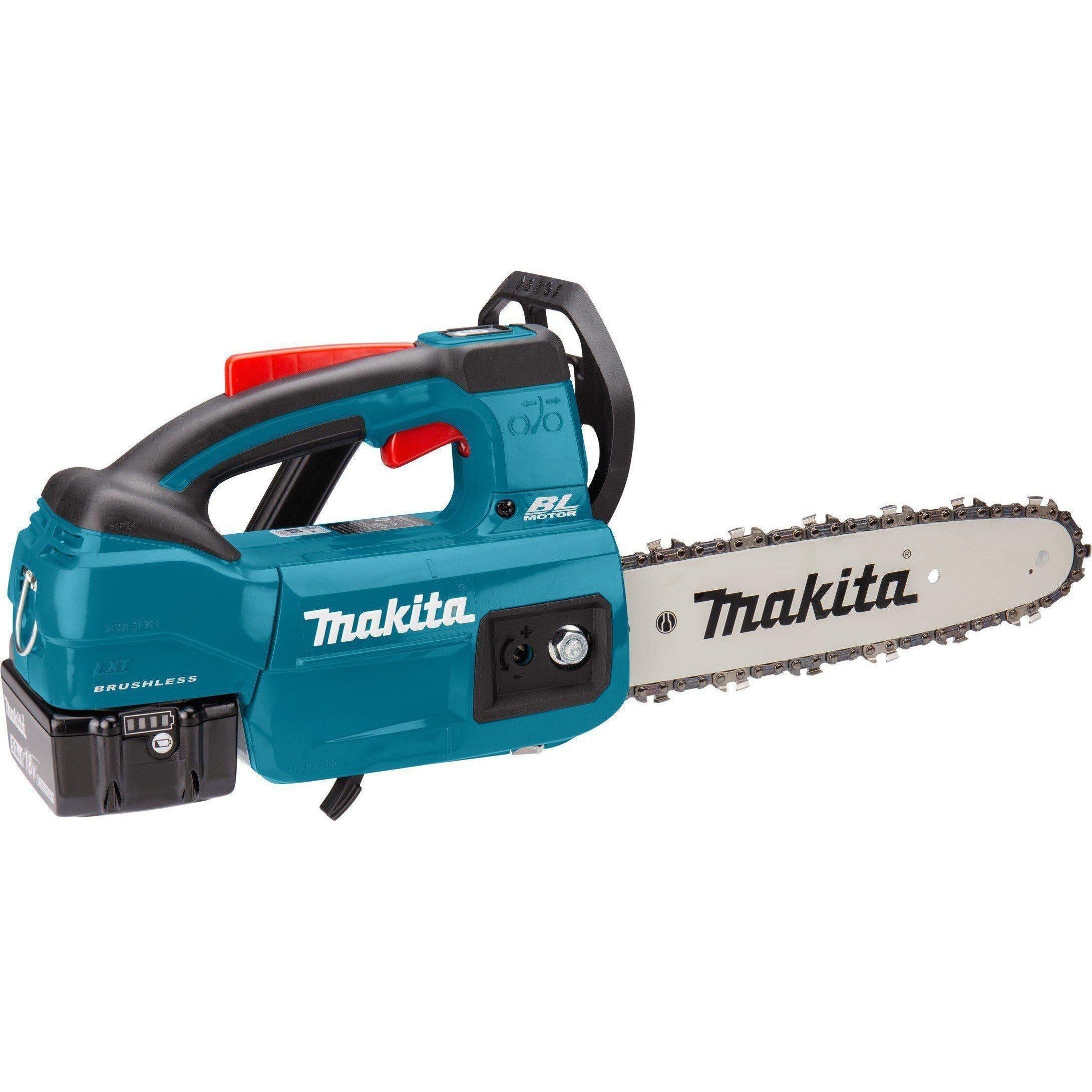 Makita DUC254PT4J Accu Tophandle Kettingzaag 25cm 18V 5.0Ah met Mbox