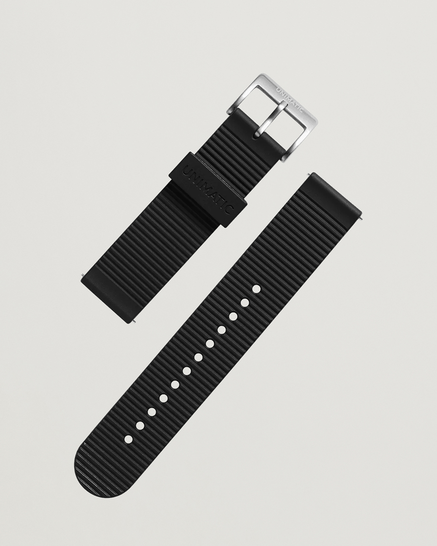 UNIMATIC TPU Quick Relese 22mm Strap Black