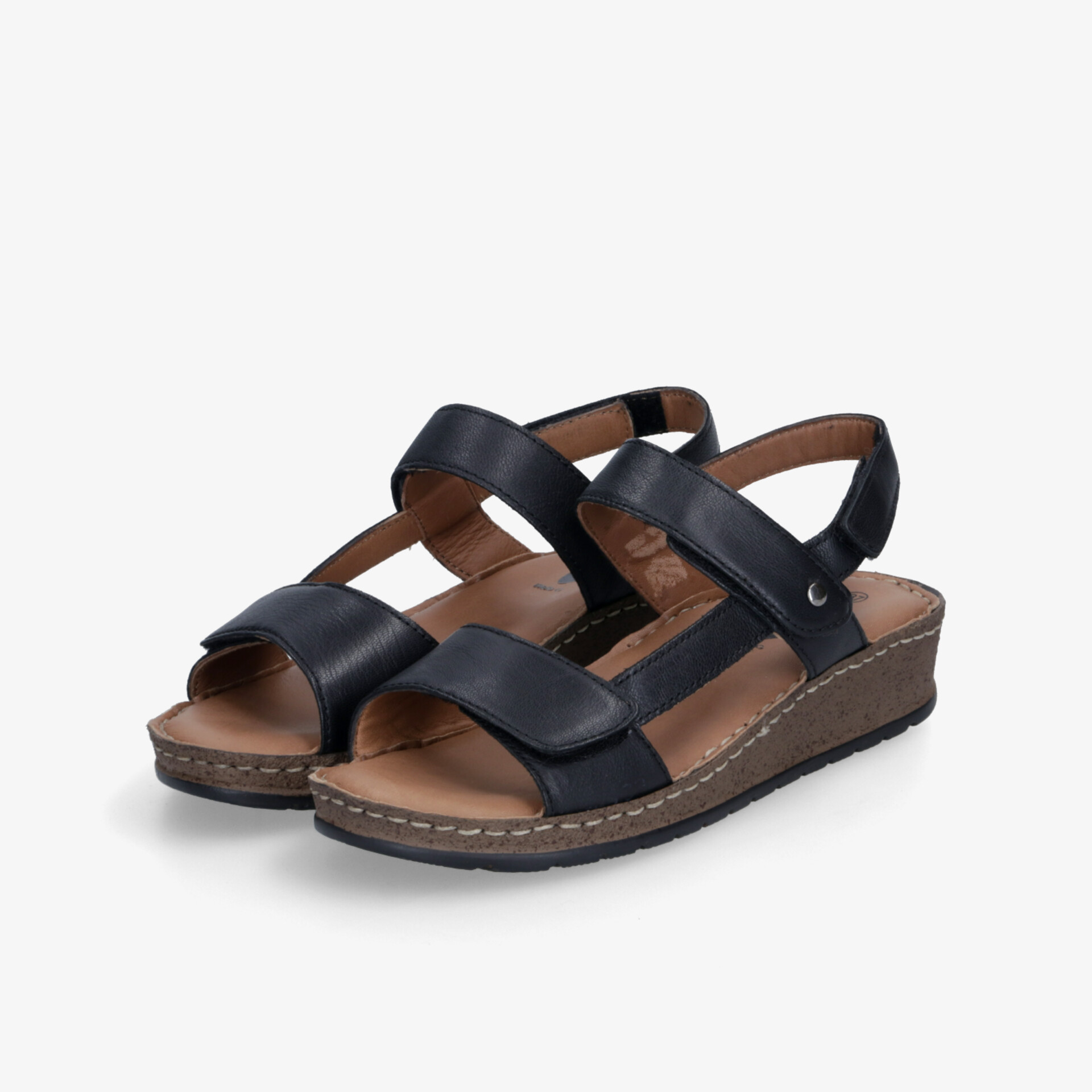 COMFINO Damen Sandalen schwarz