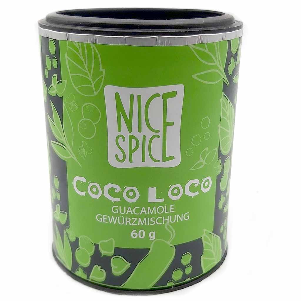 Nice Spice Coco Loco Guacamole Gewürzmischung 60g MHD:30.6.26